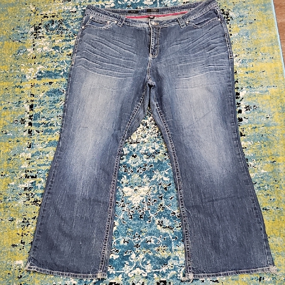 a.n.a Blue Flare Boot Cut/Wide Leg Jeans